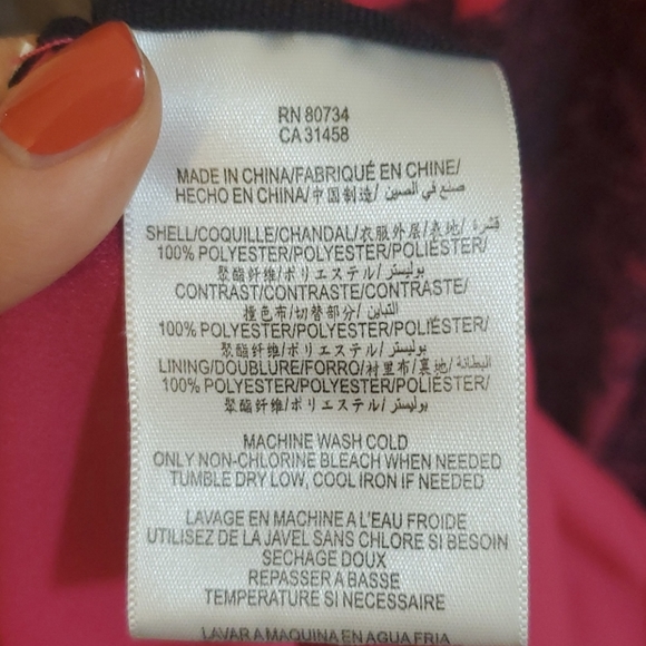 BCBGMaxAzria Medium Pink and Black Dress - Picture 4 of 5